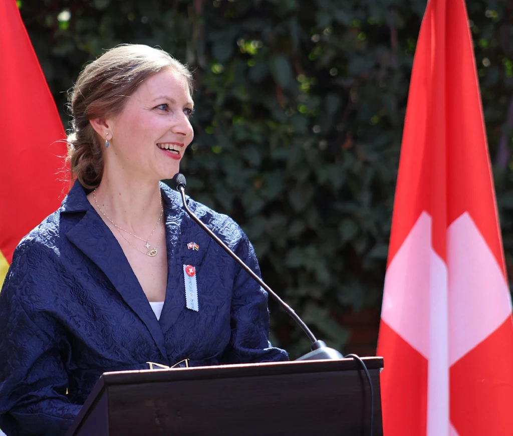 Embajadora de Suiza en Bolivia Maja Messmer Mokhtar